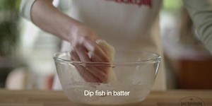 How to batter fish
