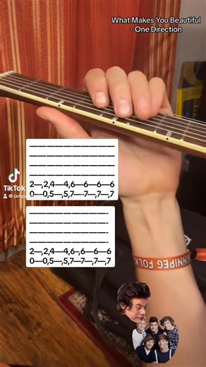You’re insecure. What Makes You Beautiful - One Direction main riff on guitar #whatmakesyoubeautiful #onedirection #easyguitar #learnguitar | Jamparkguitar