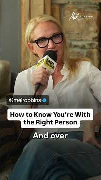 How to Know You're With the Right Person | Mel Robbins #shorts