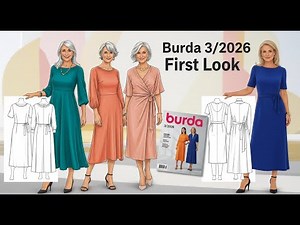 Burda 3/2026 First Look And Technical Line draw