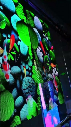 Future Display Tech Unveiled! ✨ Dual-Sided Holographic LED Screen Demo #leddisplay