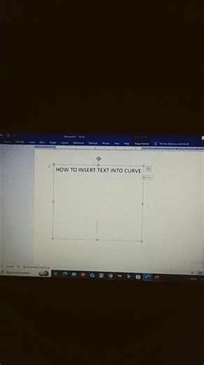 How to insert curve text in Ms word #artificialintelligence