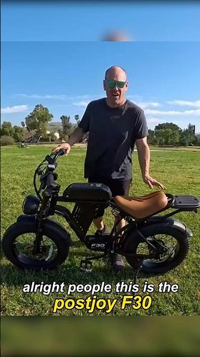 "It's a nice looking bike" — PostJoy F30 E Bike Full Feature Review #shorts #ebike #electricbike