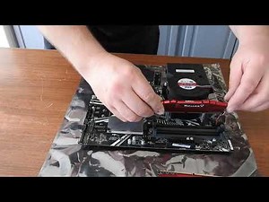 [Asus Prime Z390-P] - Part 4 - Install GSkill RAM into the motherboard.