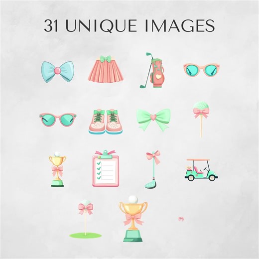 Golf Girl Clipart Pack for Commercial Use, Female Golfer PNG, Team Spirit Graphics, Kids Golf Illustration, Woman Sports, DIGITAL DOWNLOAD - Etsy