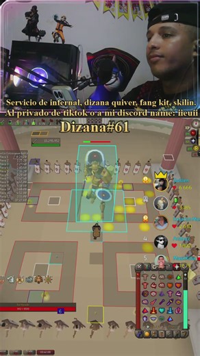 Servicio de dizana quiver #osrs #runescape #livehighlights #tiktoklive
