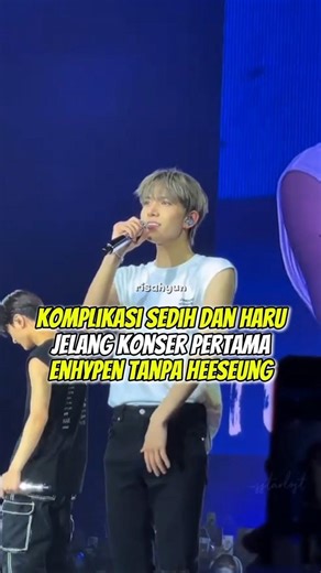 The sad and touching complications of ENHYPEN's first concert without Heeseung #enhypen #heeseung...