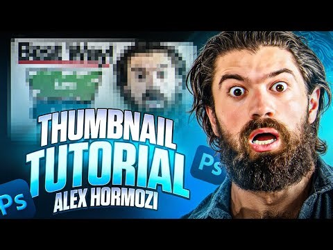 How to Design Thumbnail Like Alex Hormozi - Photoshop Tutorial