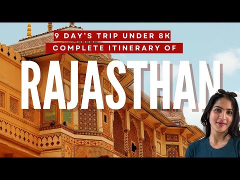 Rajasthan travel guide ✨Udaipur, Jaipur, Jodhpur | full itinerary under budget | #travelguide