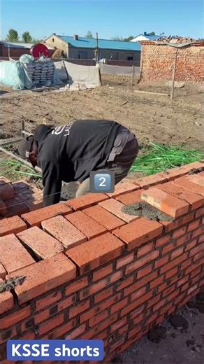 Half-Brick vs Two-Brick Walls: What’s the Difference? 🤯🧱 #Construction #Engineering