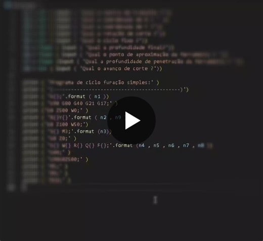 #vscode #fanuc #python #gcode #programador | Pedro Willys