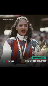 Happy heavenly birthday to track & field icon, Florence Griffith Joyner! 🕊️ Flo-Jo set world records in the 100m and 200m while setting trends in fashion on the track. #trackandfield #flojo #womenstrack #tracknation #usatrackandfield | 247 Live Culture