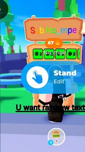 How to get rainbow text 👀