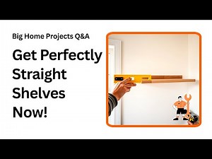 How to Hang Shelves and Pictures Perfectly Straight Every Time