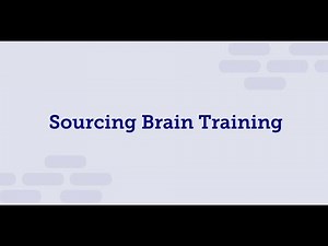 Sourcing Brain Training