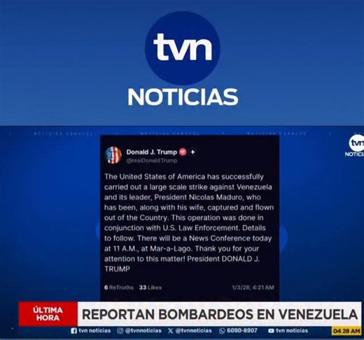 Bocas del toro on Instagram: "El presidente de los Estados Unidos, Donald Trump, publicó en sus redes sociales (en X / Instagram) que Nicolás Maduro, presidente de Venezuela, y su esposa Cilia Flores han sido capturados en una operación conjunta de fuerzas militares y de seguridad estadounidenses. Según el mensaje, ambos han sido extraídos del país tras la operación y se ha anunciado que habrá una conferencia de prensa oficial para ofrecer más detalles."