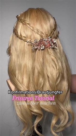 An zeige| @BERGMANN_Haare Für welchen Anlass braucht ihr ein #frisurentutorial ? #konfirmationsfrisur #halboffenefrisuren #frisurenhacks