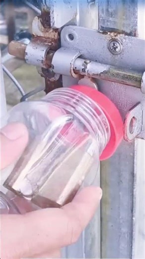 technique for making a padlock cover so that it doesn't get wet from rainwater #technique #padlock
