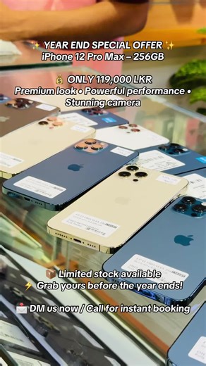 Year-End Mega Offers on Pre-Owned iPhones in Sri Lanka