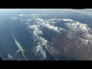 飛行機から眺める雪山！ANA富山便