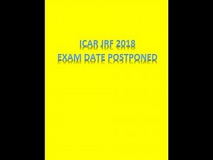 ICAR 2018 : IMPORTANT DATES & NOTIFICATION