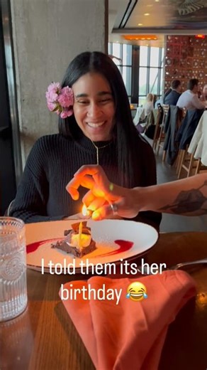 April Fools Day prank 😂Told them it’s her birthday! #funny #couple