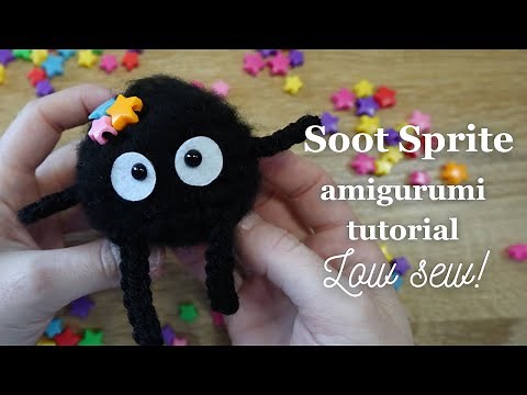 Soot Sprite Crochet Tutorial - Low Sew and Beginner Friendly!