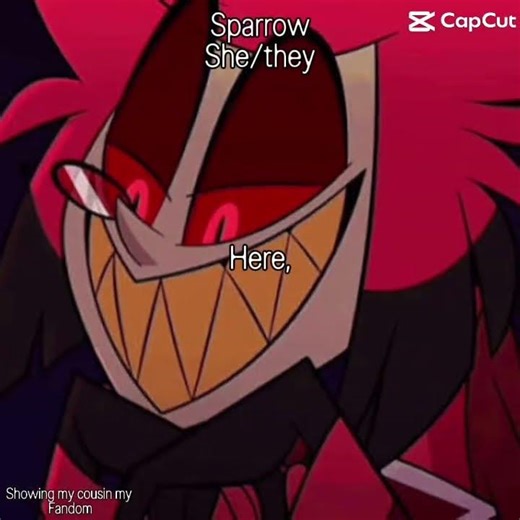 And I don’t feel bad 😈 #krew #hazbinhotel #cousin #peridot #funny