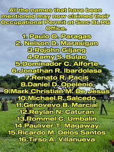 BLRG Update: Occupational Permit (new batch and old batch) #BLRG #blgrupdates #blrghighlights #blrgfeature #blrgies #gafferoccupationalpermit #videoviralシ #videoviral #videos | Blrg Gamefarm