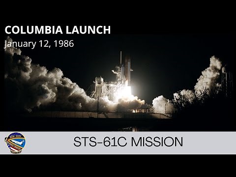 Space Shuttle Columbia STS-61C - Launch Countdown