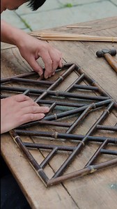 Crafting purple bamboo tea pavilion for relaxation | Nature's tea escape | Village Lifestyle Vlog