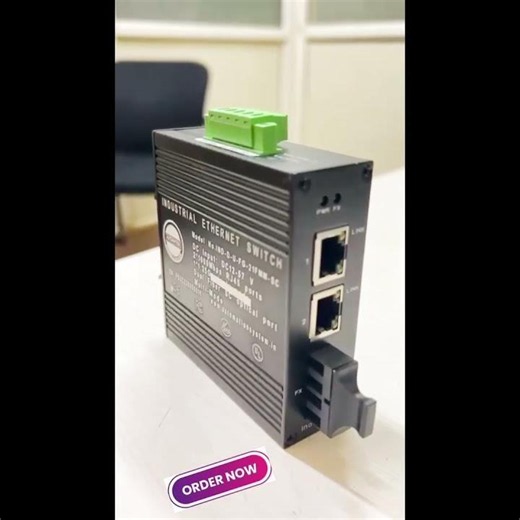 3-PORT FULL GIGABIT INDUSTRIAL ETHERNET FIBER SWITCH