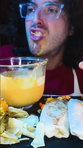 MESSY ASMR EATING TACO BELL FEAST ! mukbang