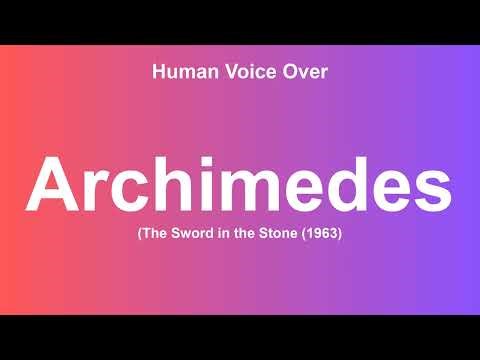👉 How To Say: Archimedes - Disney Pronunciation