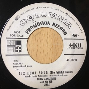 Louis Armstrong And His All-Stars - Six Foot Four / The Faithful Hussar