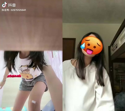 Dance Routine in a Cozy Bedroom Setting