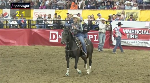 Cheyanne McCartney with a. 2.1 second run for the Snake River Stampede breakaway win! #WeArePRORODEO | PRCA ProRodeo