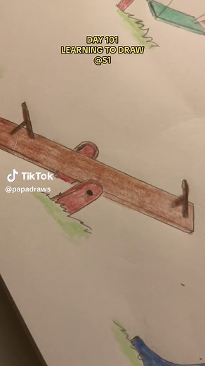 Drawing a Playground at Day 101 of Learning to Draw