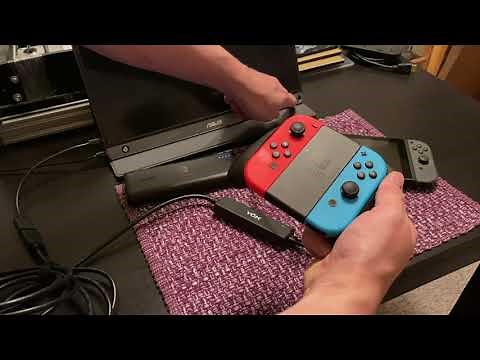 Connecting a Nintendo Switch to The Asus Zenscreen MB16AMT