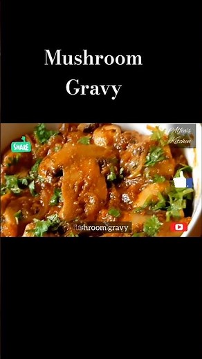 🍄 Creamy Mushroom Gravy Recipe 😋