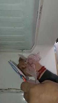 refrigerator service and sensor thermal fuse change #fridgerepair #ac #airconditionerinstallation