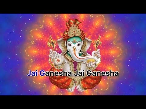 Ganesh Aarti, JAI GANESH DEVA by Anuradha Paudwal with Hindi, English Lyricsl I Full Video Song#
