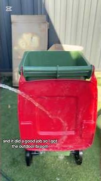 How To Clean Wheelie Garbage Bins #howtoclean #cleaningvideos