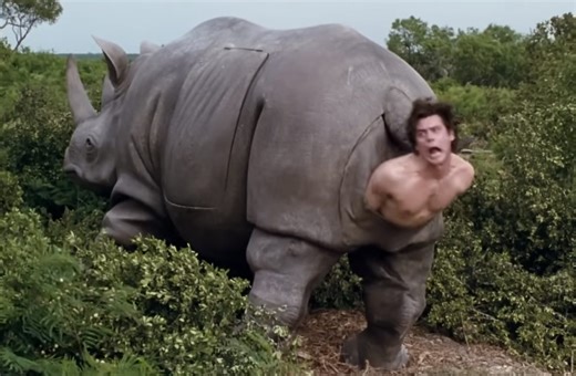 The Famous “Butt Birth” Rhino From ‘Ace Ventura’ Is Going Up For Auction & It’s Surprisingly Cheap | Whiskey Riff