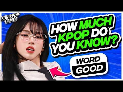 ⭐️ KPOP WORD CHALLENGE | CAN YOU NAME ONE KPOP SONG? | KPOP QUIZ - FUN KPOP GAMES 2026