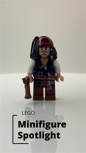 Brick Studio Architect on Instagram: "LEGO Minifigure Spotlight - Captain Jack Sparrow"