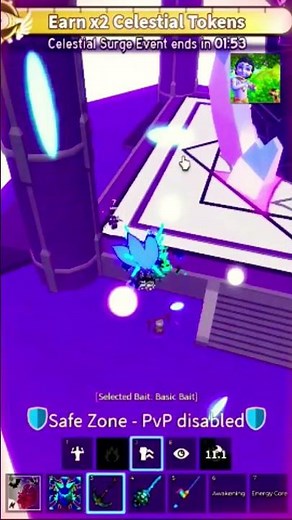 Got Celestial Shell Rod in #bloxfruits #roblox #shorts