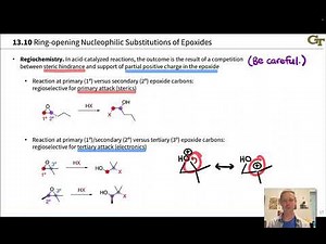 Ring Opening of Epoxides Under Acidic Conditions