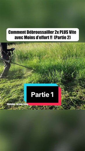 (Partie 1) 🔥 9 astuces de PRO pour débroussailler plus vite et plus propre ! Abonne toi pour la suite ! Après 6 ans comme paysagiste, voici mes meilleures techniques pour gagner du temps et moins se fatiguer avec la débroussailleuse 💪🌿 #debroussailleuse #jardin #jardinage #paysagiste #debroussaillage