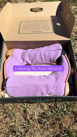Tecovas Annie Monarch Review: Lavender-Accented Cowboy Boots